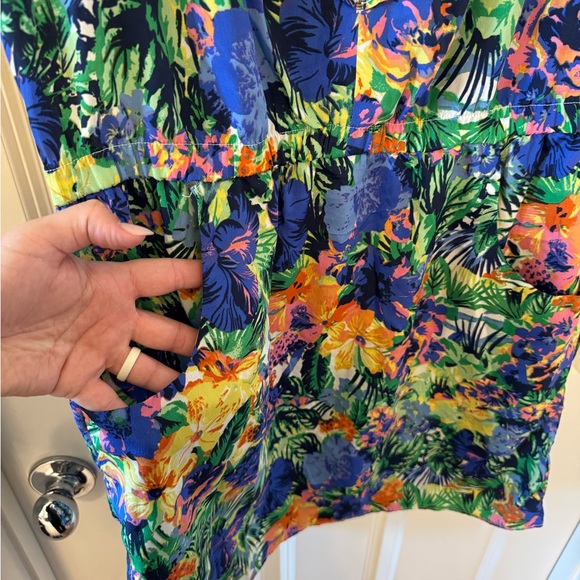 NWT Jessica Simpson Floral Cap Sleeve Dress - Picture 5 of 7